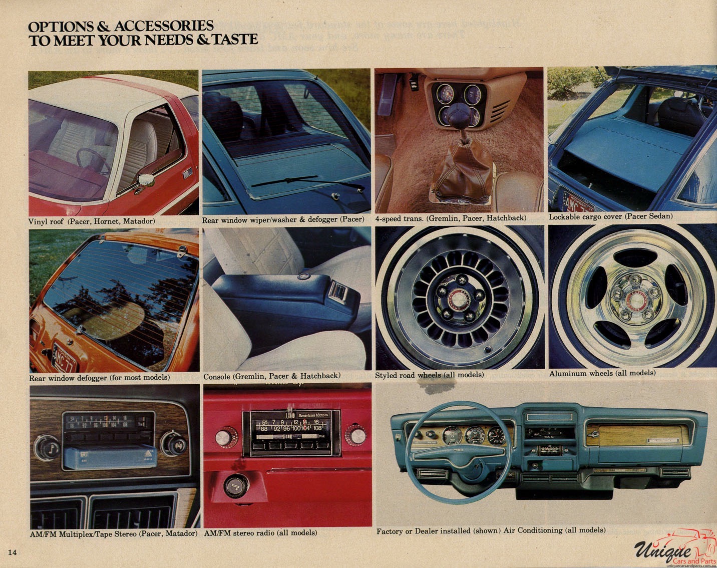 1977 AMC Auto Show Edition Brochure Page 12